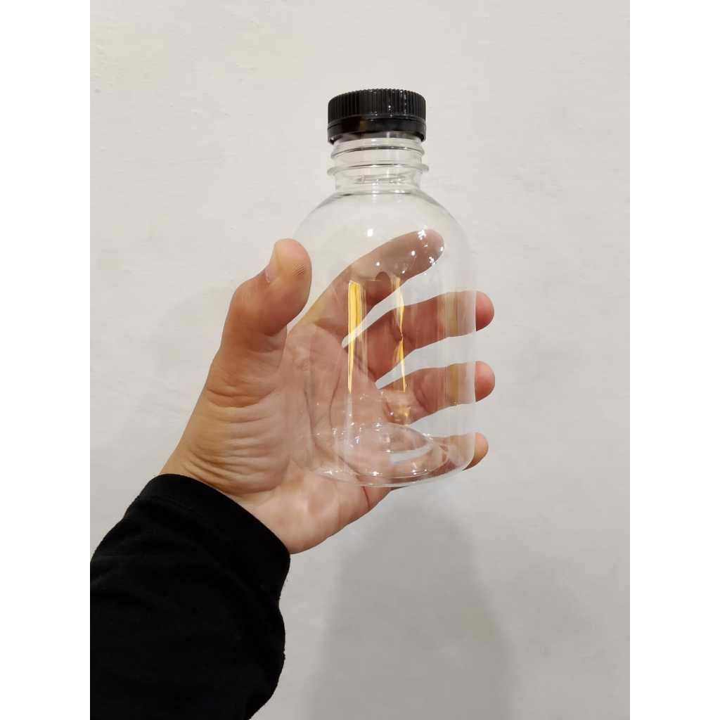 BOTOL PLASTIK CEMBUNG 250 ML / BOTOL JUS 250 ML
