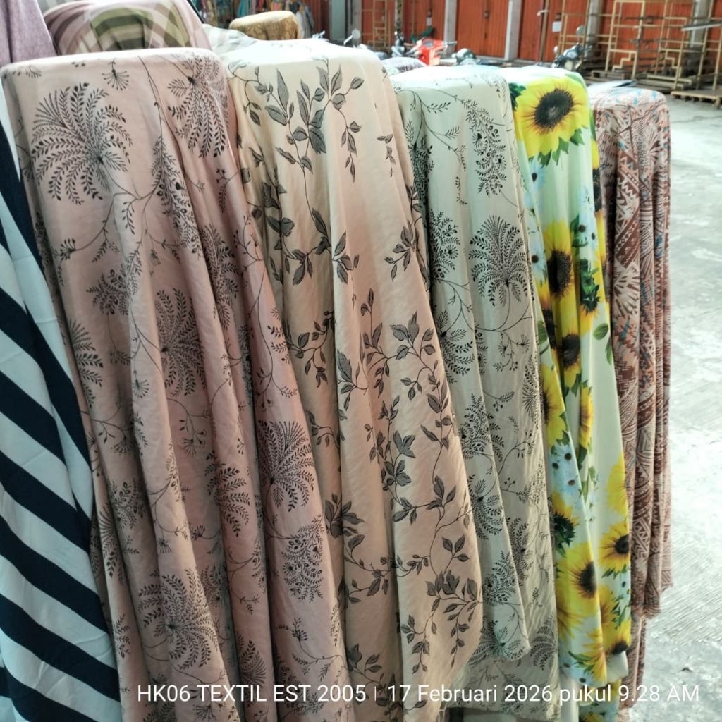 HARGA/0,5 M | BAHAN KATUN SATIN KAIN MOTIF | KAIN SATIN KATUN PREMIUM | KAIN SATIN DRESS TEBAL JATUH