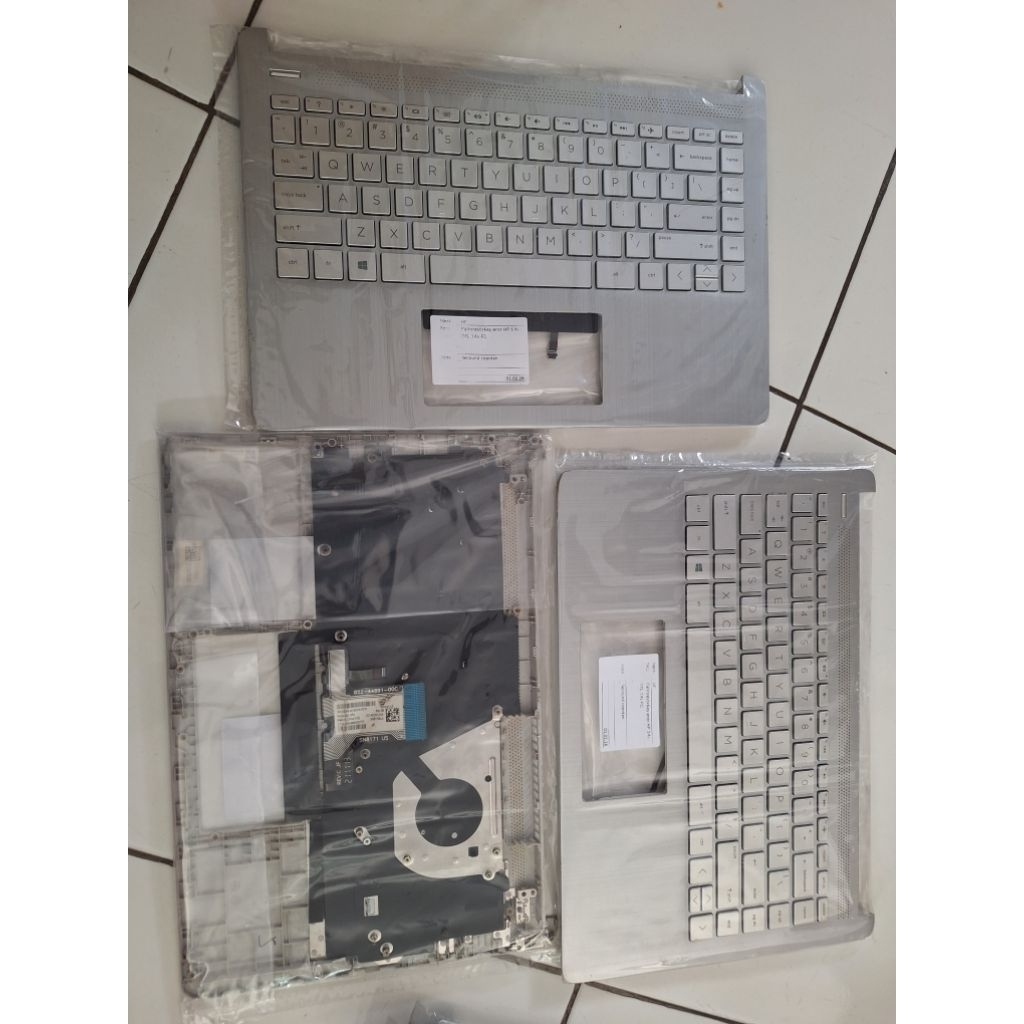 Palmrest+keyboard eror Hp 14s-DQ, 14s-FQ original copotan
