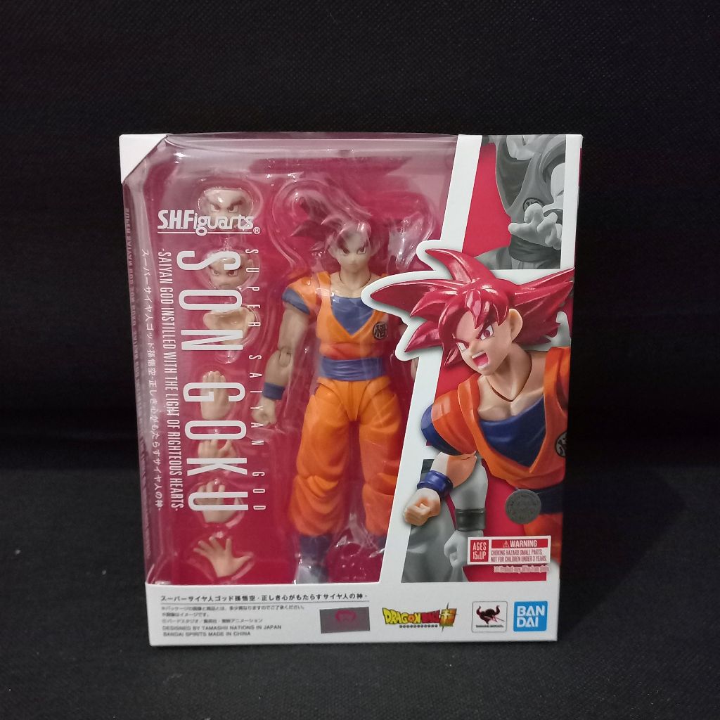 BANDAI SHF Super Saiyan God Son Goku - Saiyan God