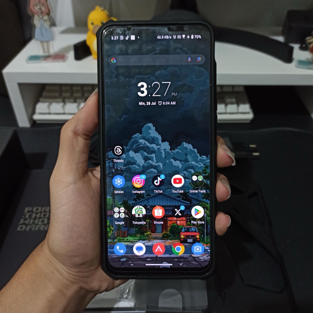 Rog Phone 5 8/128Gb White Fullset Minus