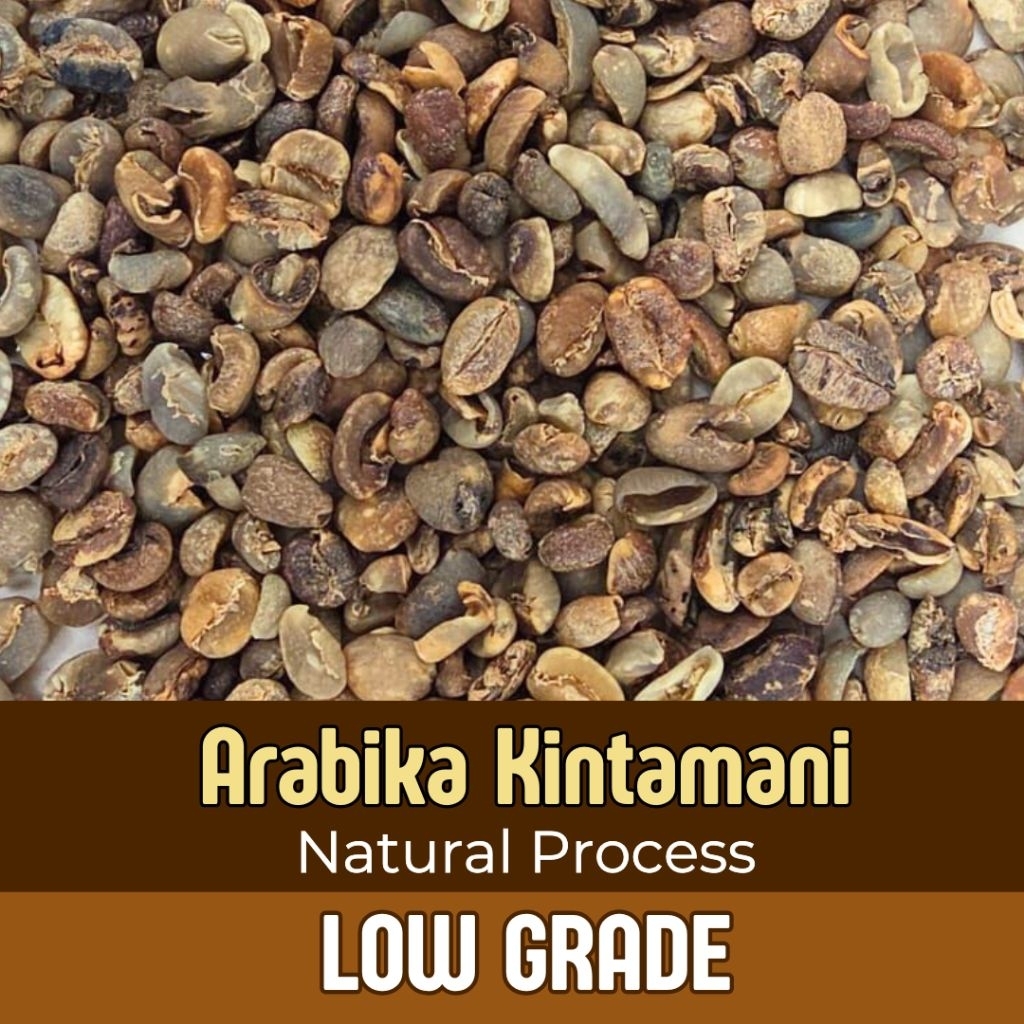 COFFEELOO Komersil Green Bean Arabika Kintamani Low Grade