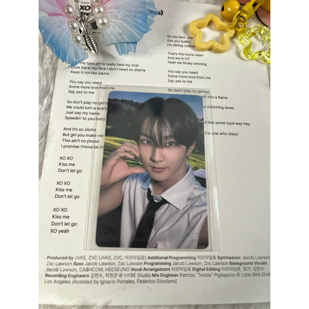 [READY STOCK] PHOTOCARD OFFICIAL JUNGWON ENHYPEN ROMANCE : UNTOLD YZY