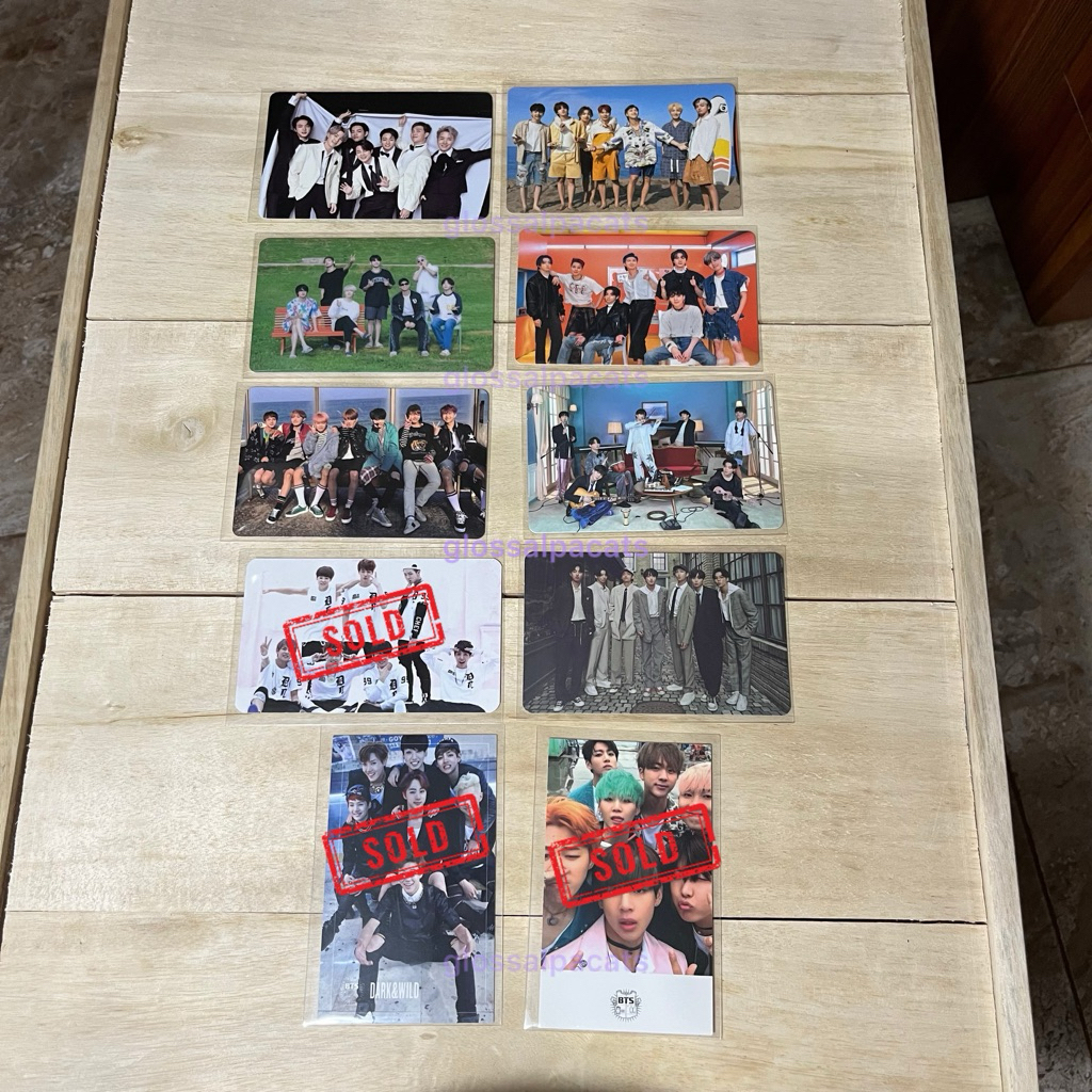 aab bts bangtan group pc photocard dark and wild orul hyyh pt.2 you never walk alone be deluxe ess i