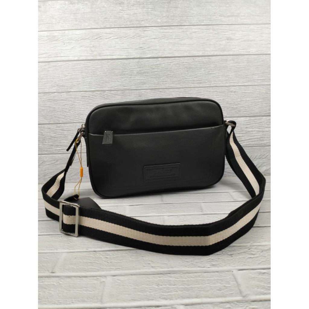 Tas selempang bally slingbag kulit asli vip
