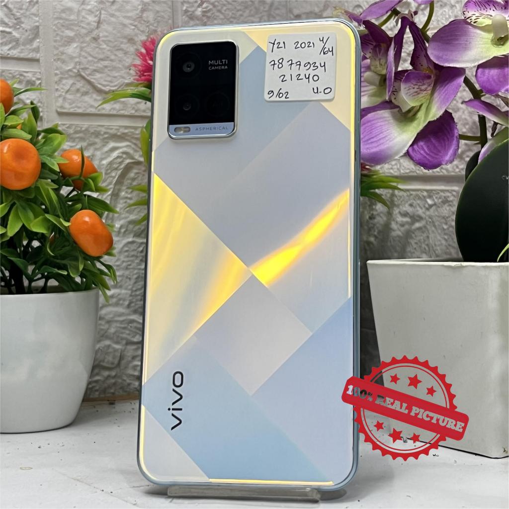 Vivo Y21 2021 4/64GB Putih Bekas Second Original