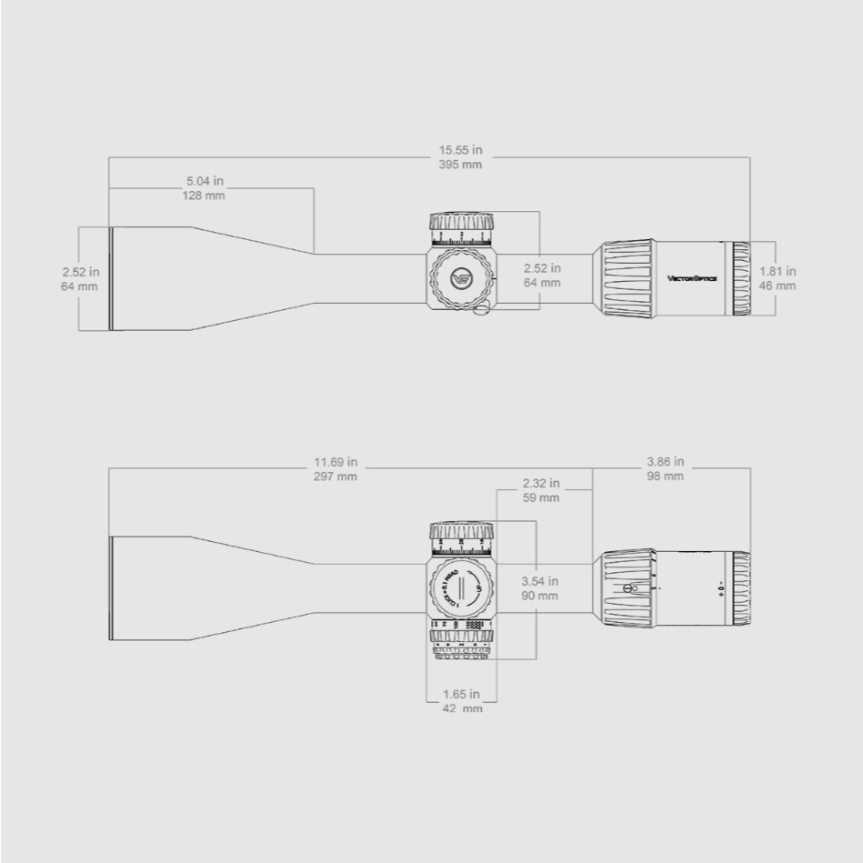 Lyn Vector Tauron 5-30X56 Ffp Zero Stop Teleskop Long Range