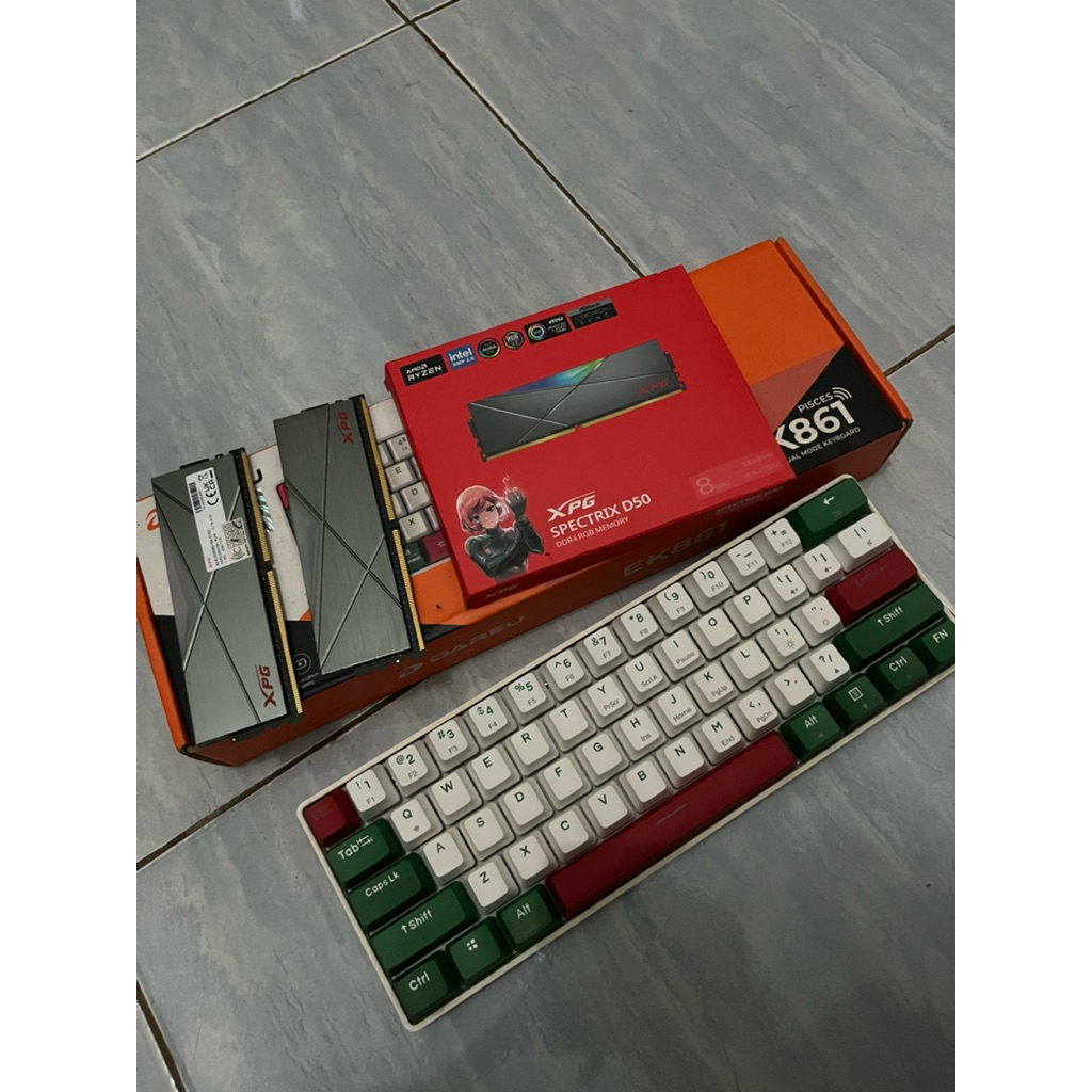 keyboard mechanical + Ram 16gb ddr4