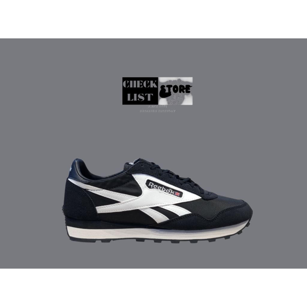 SEPATU REEBOK AZTEC II SNEAKERS ORIGINAL 100% (MENS) C002310467 BLACK/WHITE