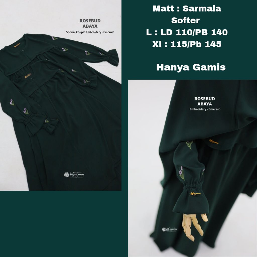 GAMIS COUPLE SYARI IBU DAN ANAK By MOSLEM LIBASUNA | GAMIS SYARI ANAK  | GAMIS IBU DAN ANAK