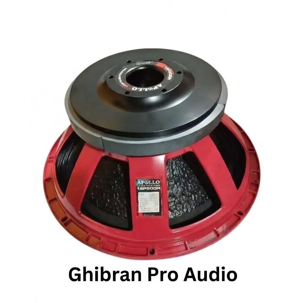 Speaker Komponen APOLLO 18P500R 18 Inch Merah | Subwoofer Power Besar