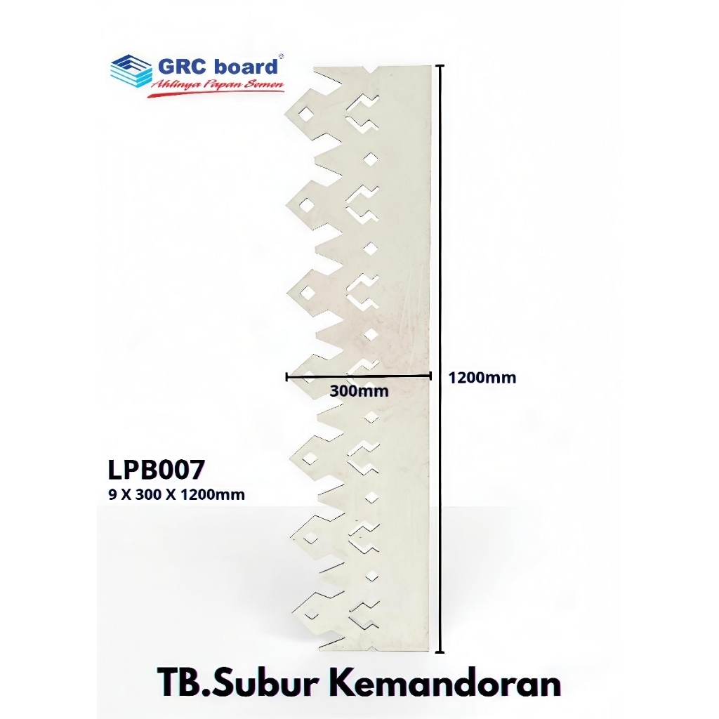 Papan Semen GRC Board Deco Plank LPB007(Lembar)