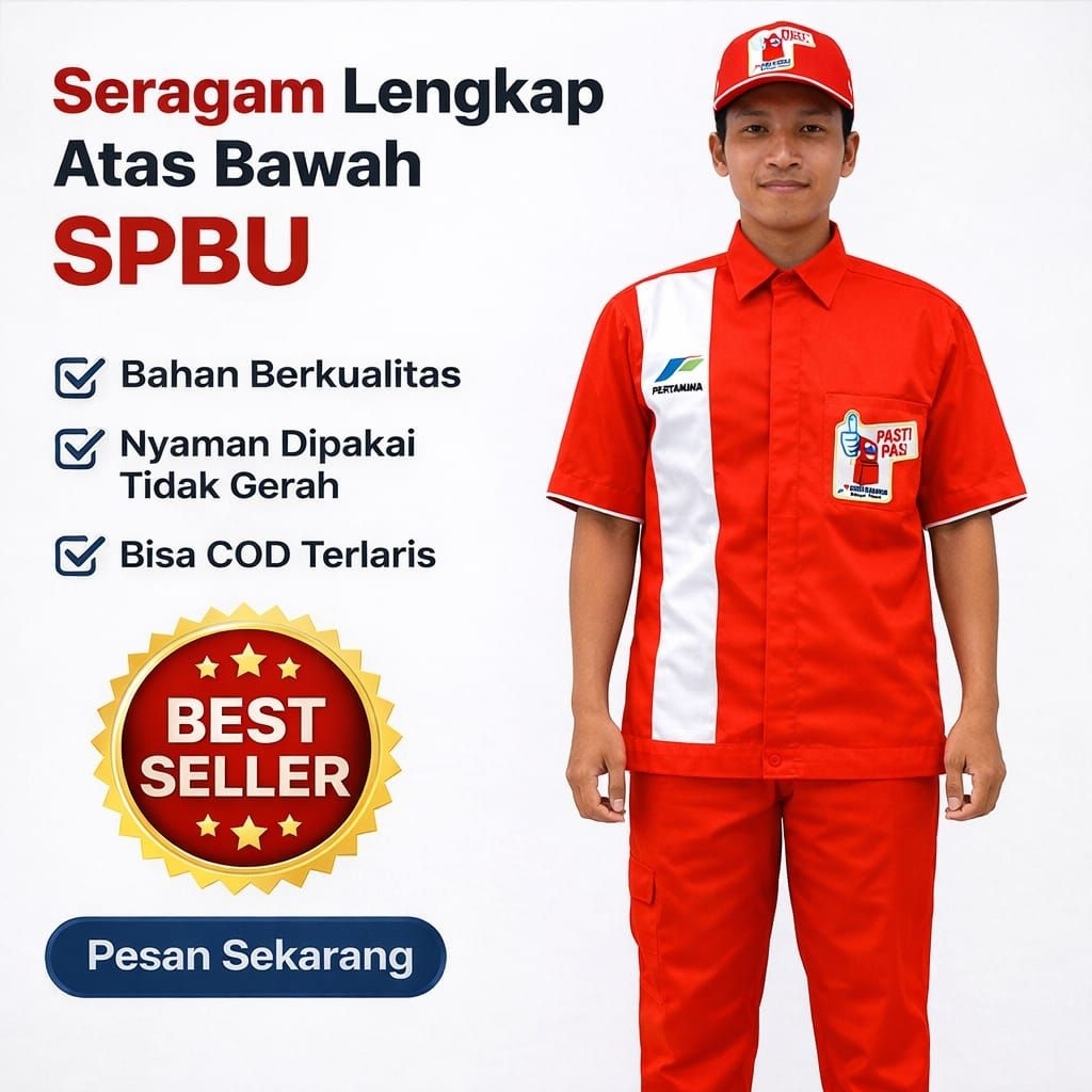 SERAGAM OPERATOR SPBU PRIA/WANITA