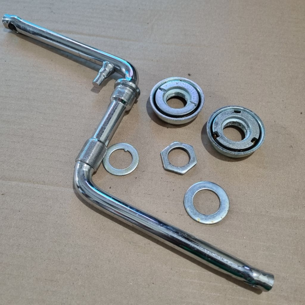 Crank sepeda bmx BB usa arm langsung krome cp