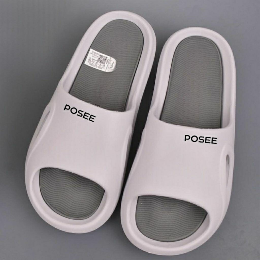 Sandal Posee Adicane Karet Empuk Sandal Slide Kekinian Style Pria