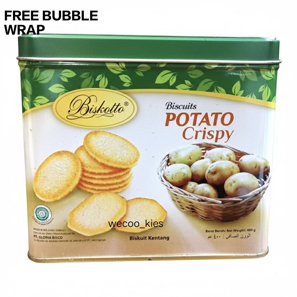 BISCOTTO POTATO CRISPY KALENG