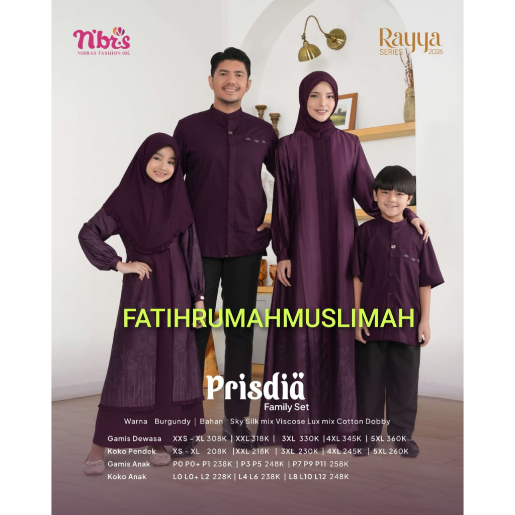 SARIMBIT NIBRAS / TERBARU / RAYYA SERIES 2026 / PRISDIA / SARIMBIT NIBRAS PRISDIA / NIBRAS SARIMBIT 