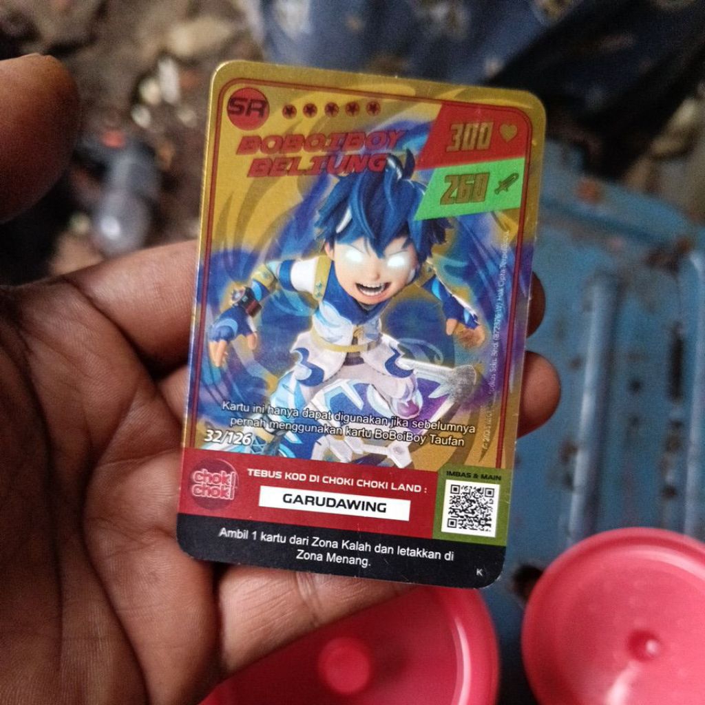 kartu boboboy BELIUNG SR
