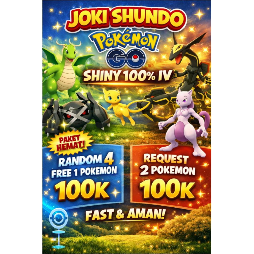 Jasa Pencarian Pokemon Shiny Hundo(Shundo) Pokemon GO