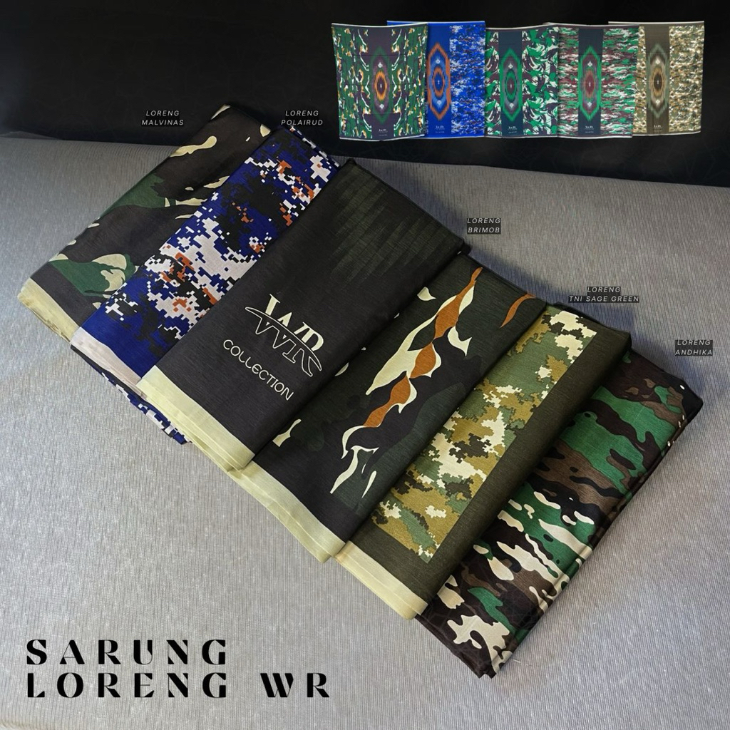 Sarung Motif Loreng TNI Brimob