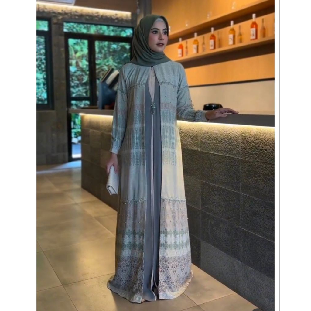 MARWAH ONE SET DRESS ORIGINAL by JAVINA OFFICIAL  /  INNER OUTER MARWAH VOL 1 PAYET ORI JAVINA  / GA