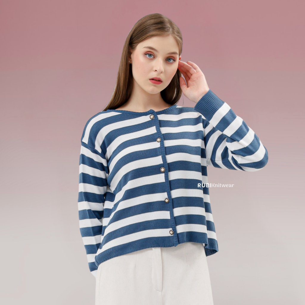 RUBI KNITWEAR - Cardigan Knitwear Wanita Luna