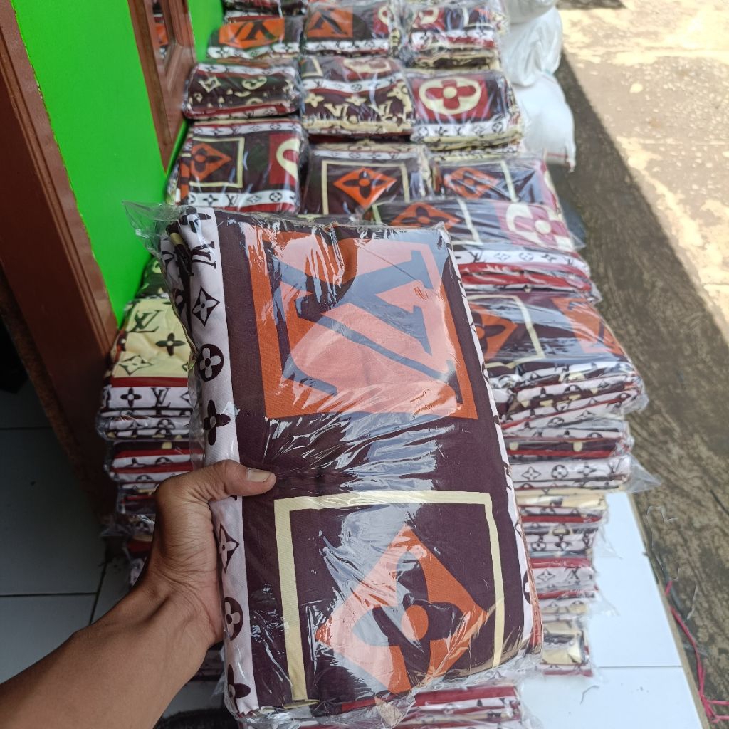 Grosir 20pcs sarung bantal resleting sarban homemade katun halus