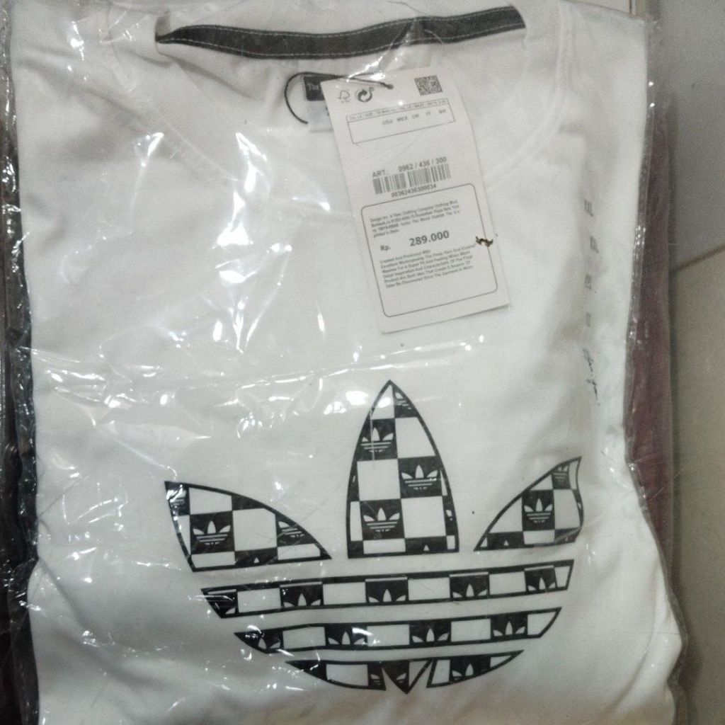 KAOS ADIDAS XXL PUTIH