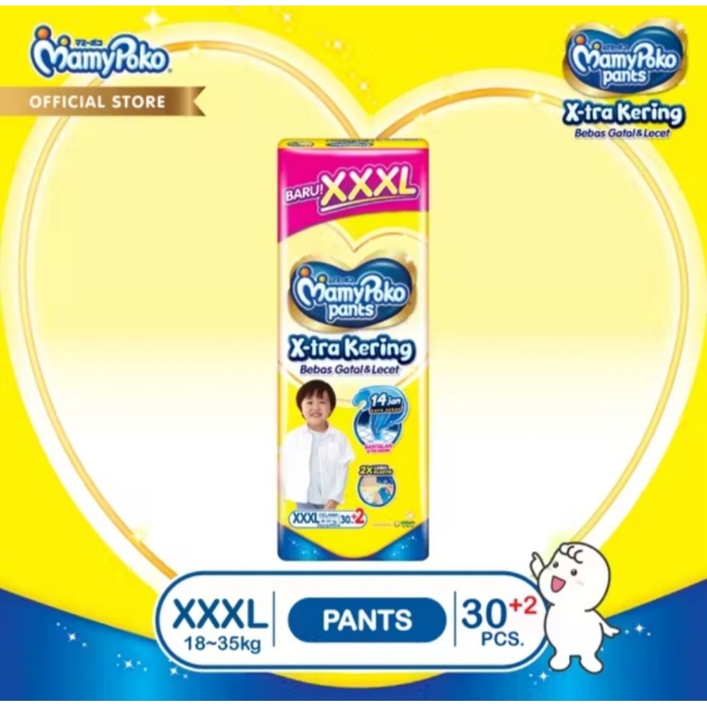 pempers mamypoko pants xxxl
