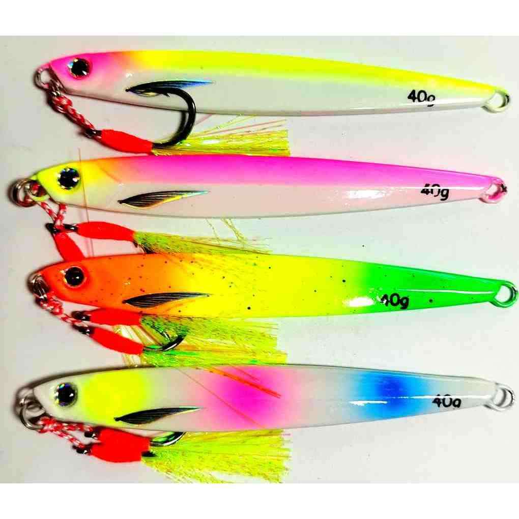 Metal JIG JIGPARA 40gr Full GID + ASSIST HOOK