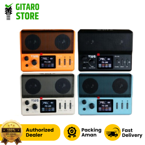 Efek Ving FB 100 Portable Multi Effects Processor Ving Flybro FB 100 with 8 Effect Modules with & Bl