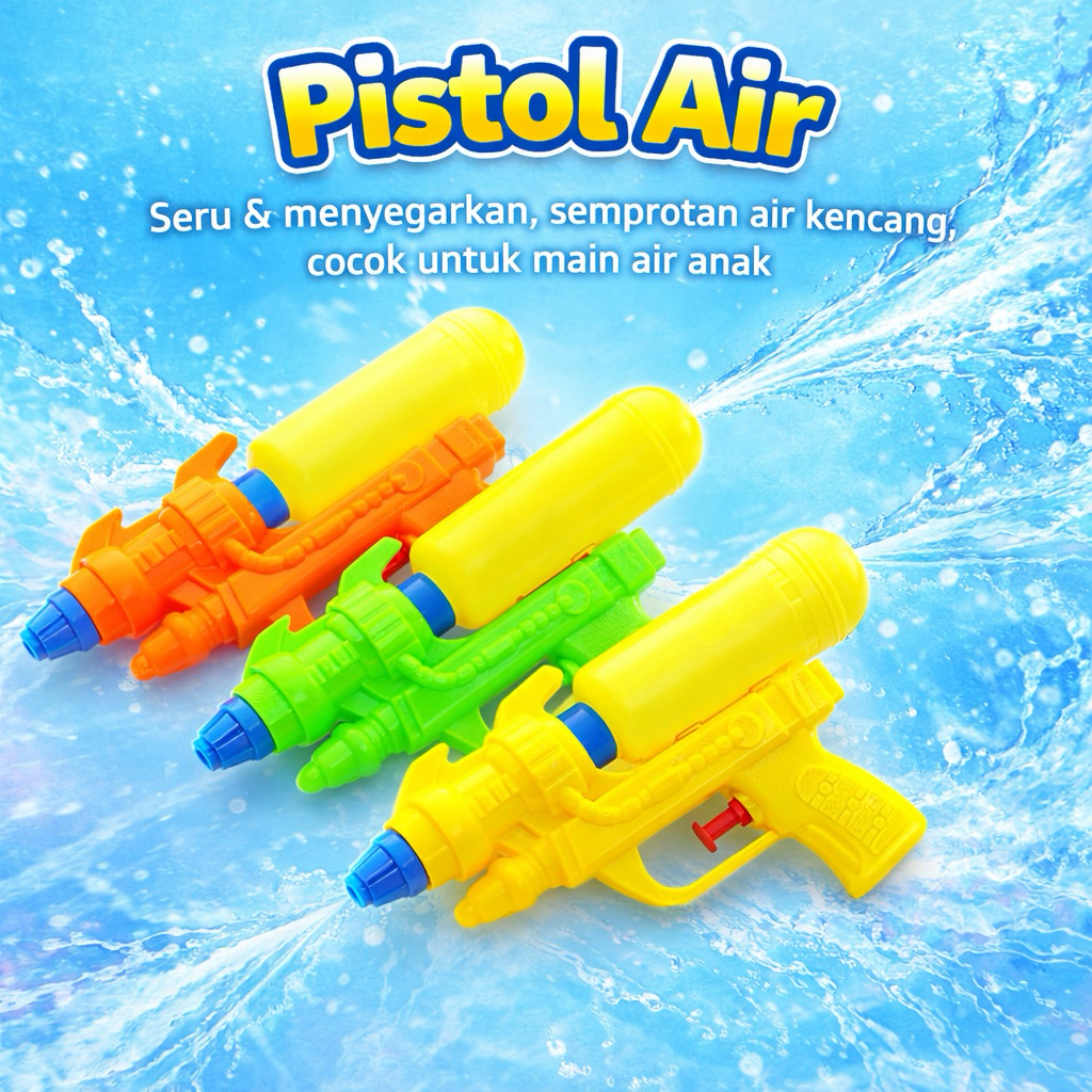 Pistol Air Water Gun Grosir | Souvenir Ultah & Hampers Mainan Anak