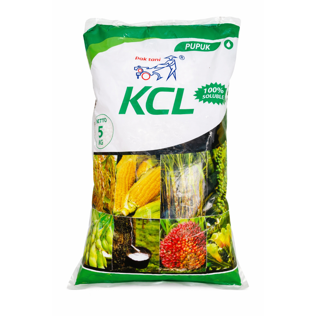 Pupuk KCL Pak Tani | Pupuk Kalium KCl Berkualitas Tinggi  kemasan Pabrik 5 Kg