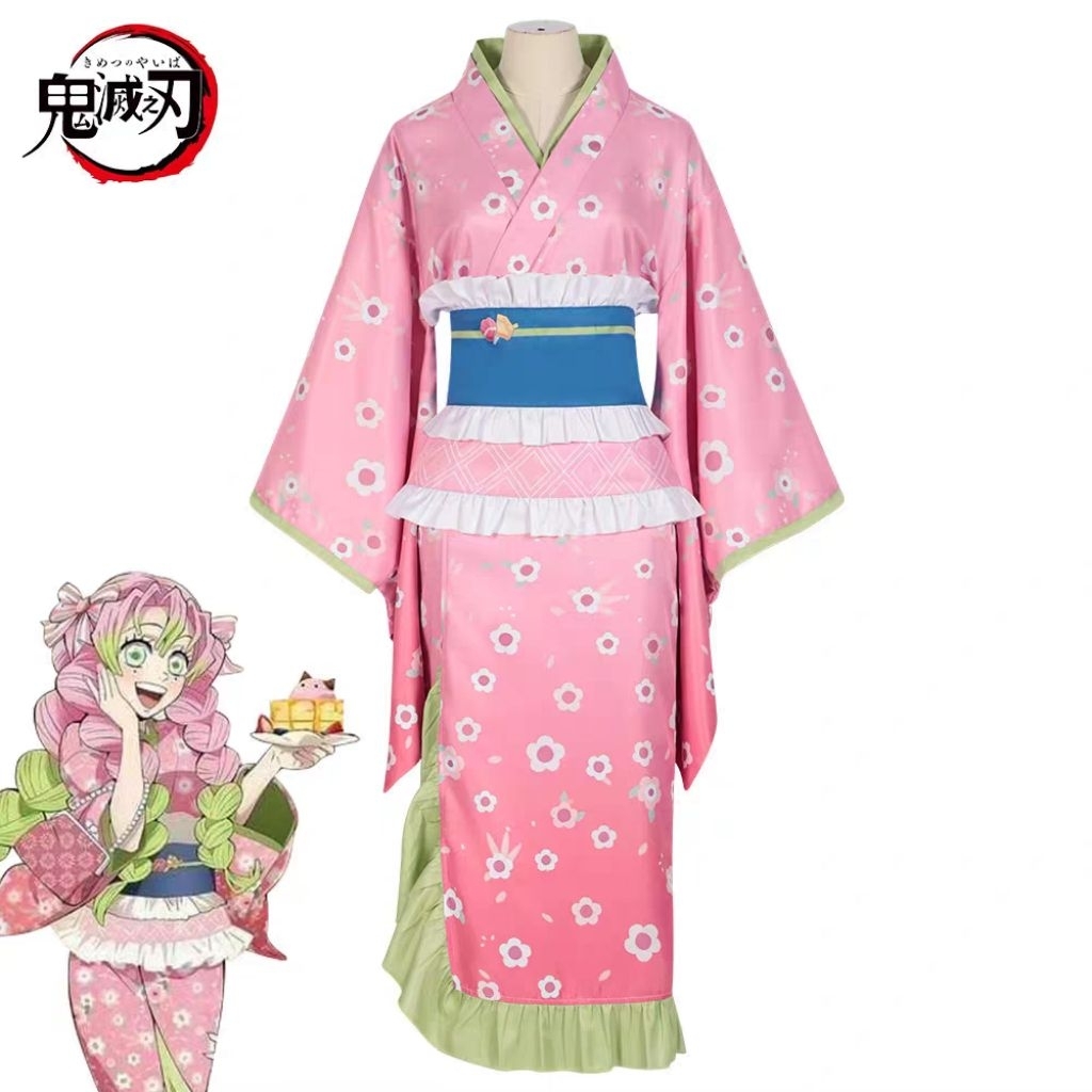 [PO] Mitsuri kanroji kimono costume cosplay anime demon slayer