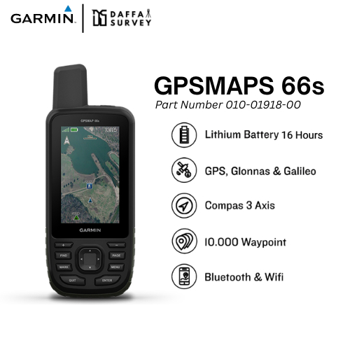Gpsmap Garmin 66s Multi-Satelit GPS Handheld Original