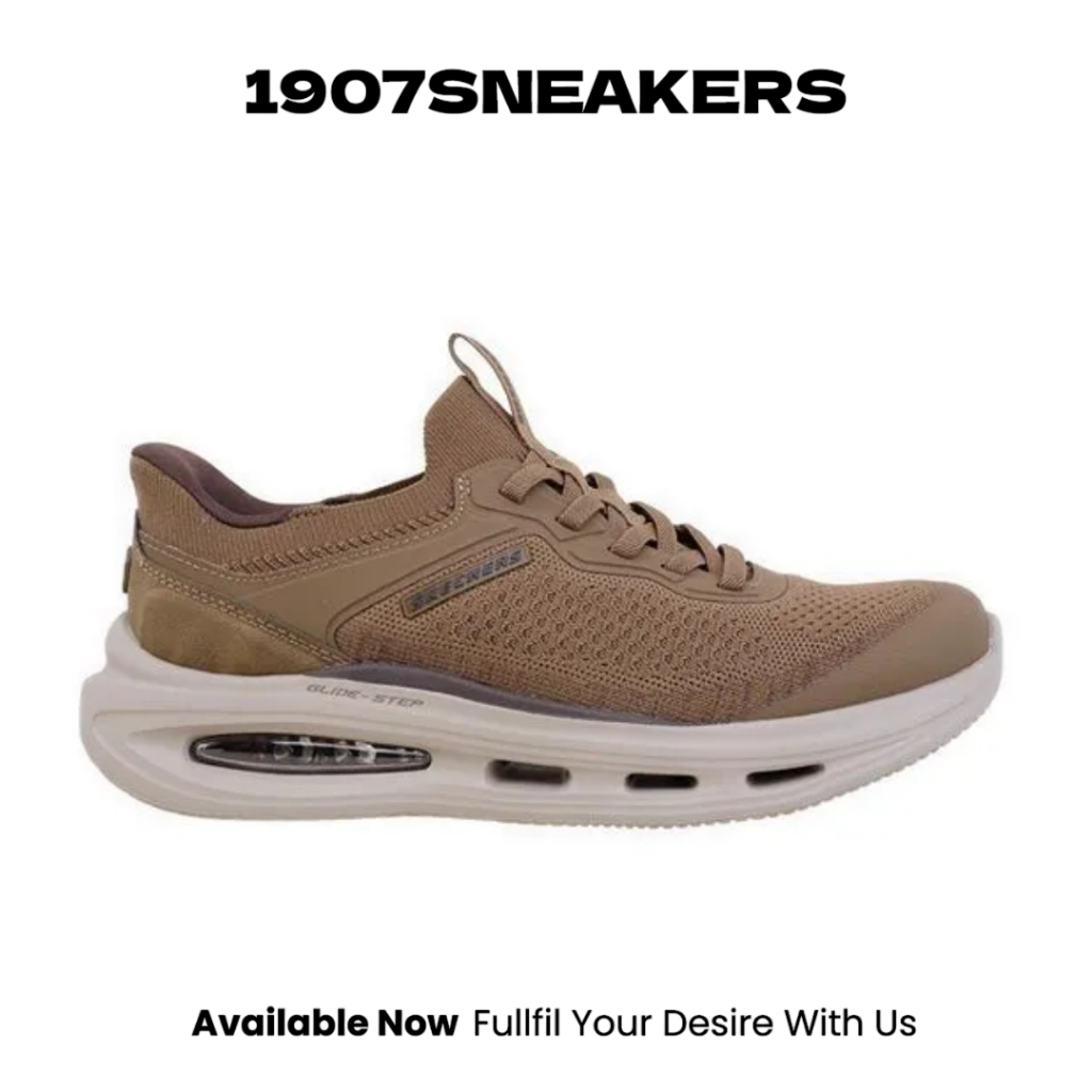 Sepatu Lari Pria Skechers Slip-Ins Sloan - Khaki SKE211325KHK