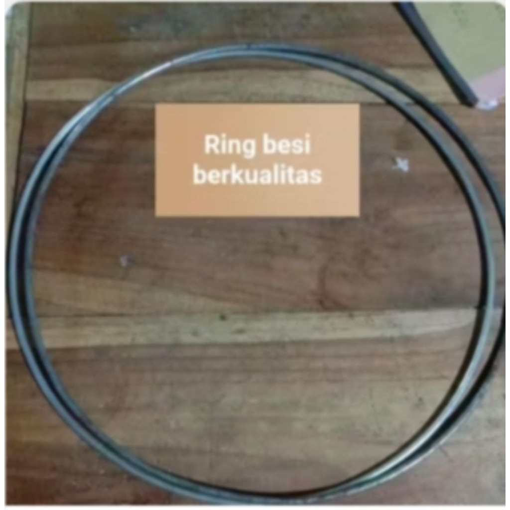 ring besi bulat diameter  25 cm tebal 6mm SNI