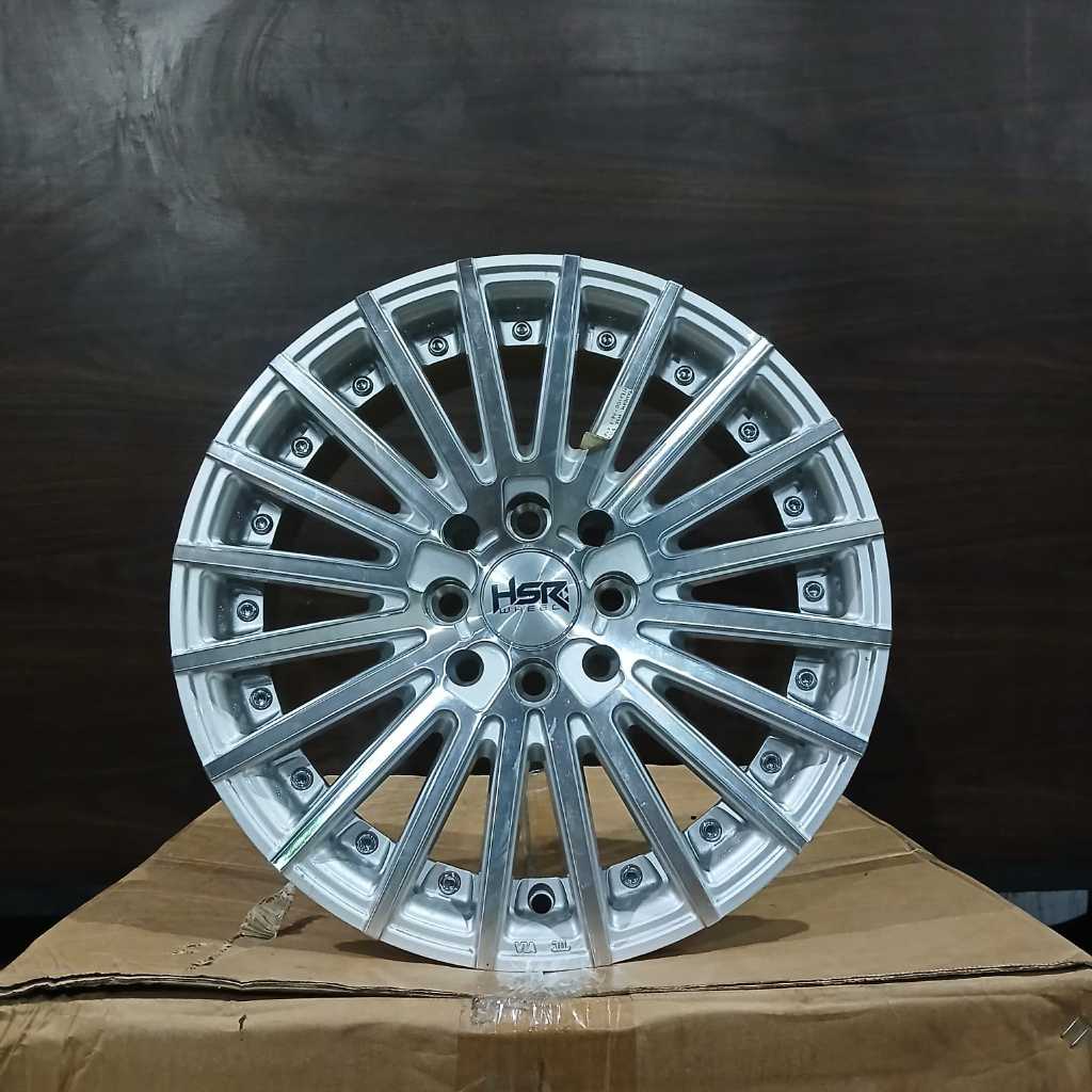 Velg Mobil Ring 15 Type TANDAM HSR R15 || Glosy Silver Machine Face