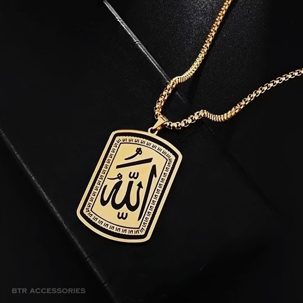 Kalung Titanium Lafaz ALLAH Premium