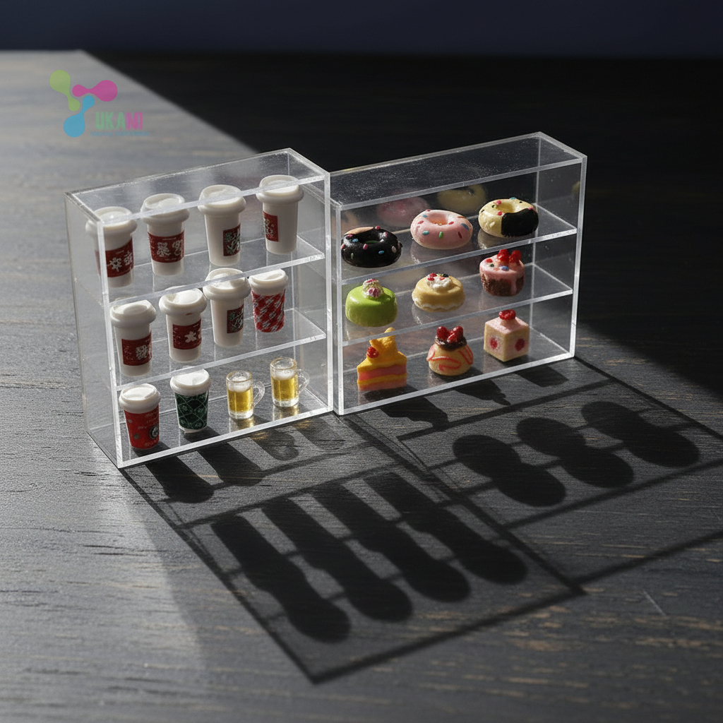 Rak Display Akrilik Mini Tempat Miniatur Organizer Koleksi Minifigure Acrylic Serbaguna Estetik AR25