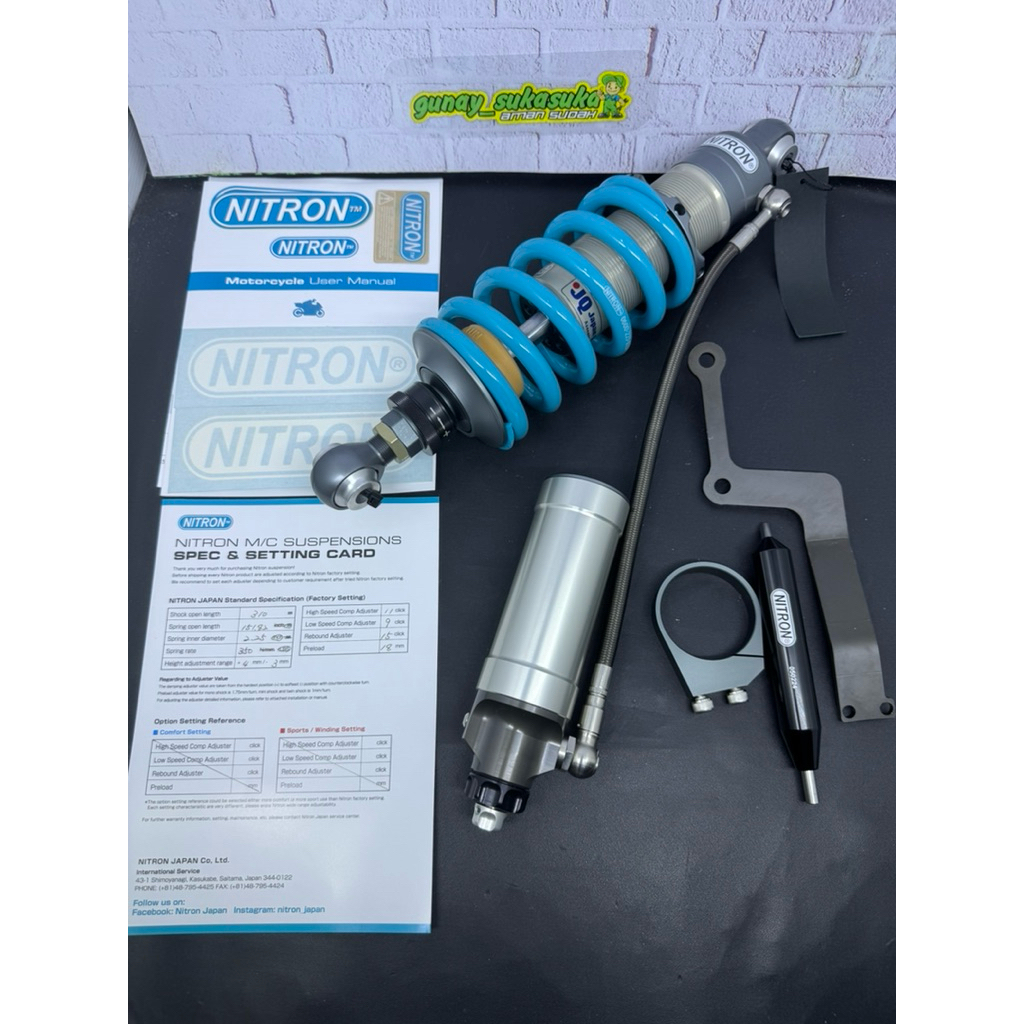 Shock Nitron R3 Series Kawasaki Ninja R SS Victors Original Made In Japan