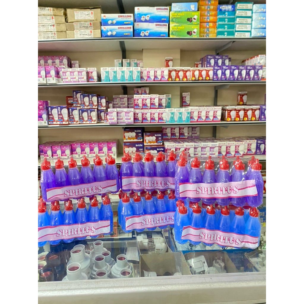 Spiritus Biru Botol Kecil kemasan 100ml | Spirtus murah | Spirtus botol kecil