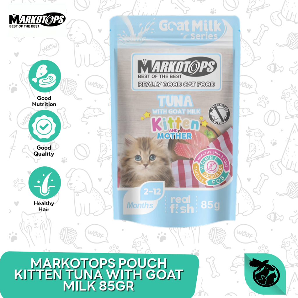 Markotops Makanan Kucing basah Pouch Sachet Cat Kitten Food Wet Food 85 Gram