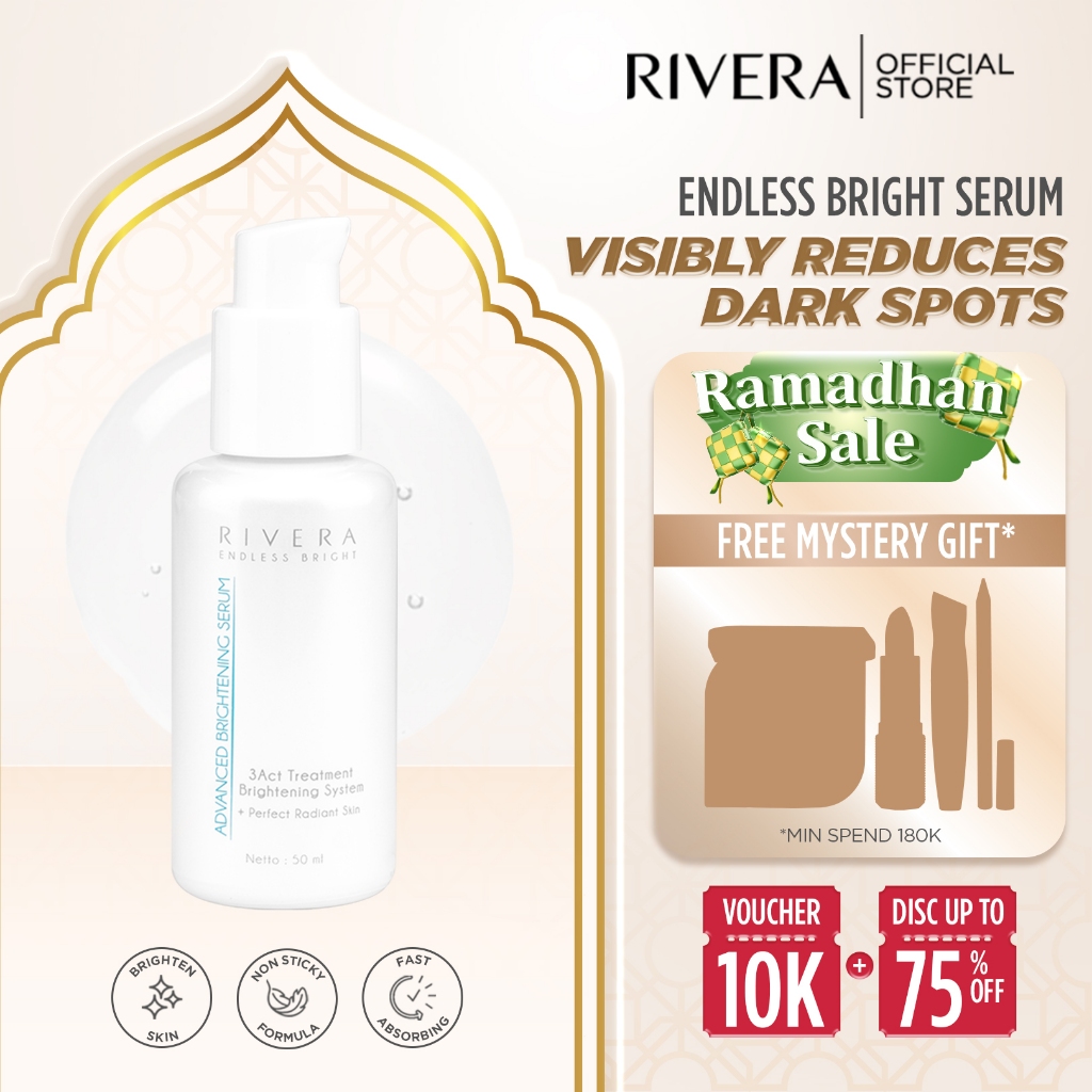 Rivera Endless Bright Advanced Brightening Serum (DP 2) - Serum Niacinamide mencerahkan kulit kusam