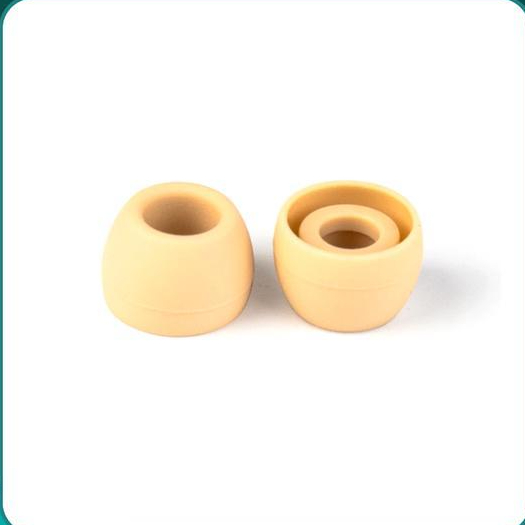 Amino Neutrik - Kbear Coffee Eartips Soft Silicone Replacement Iem Earphone Eartips