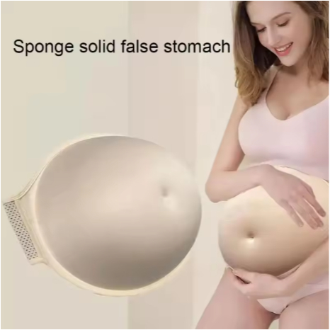 AG Belly button pregnant women fake belly stage performance props fake pregnancy cotton breathable l