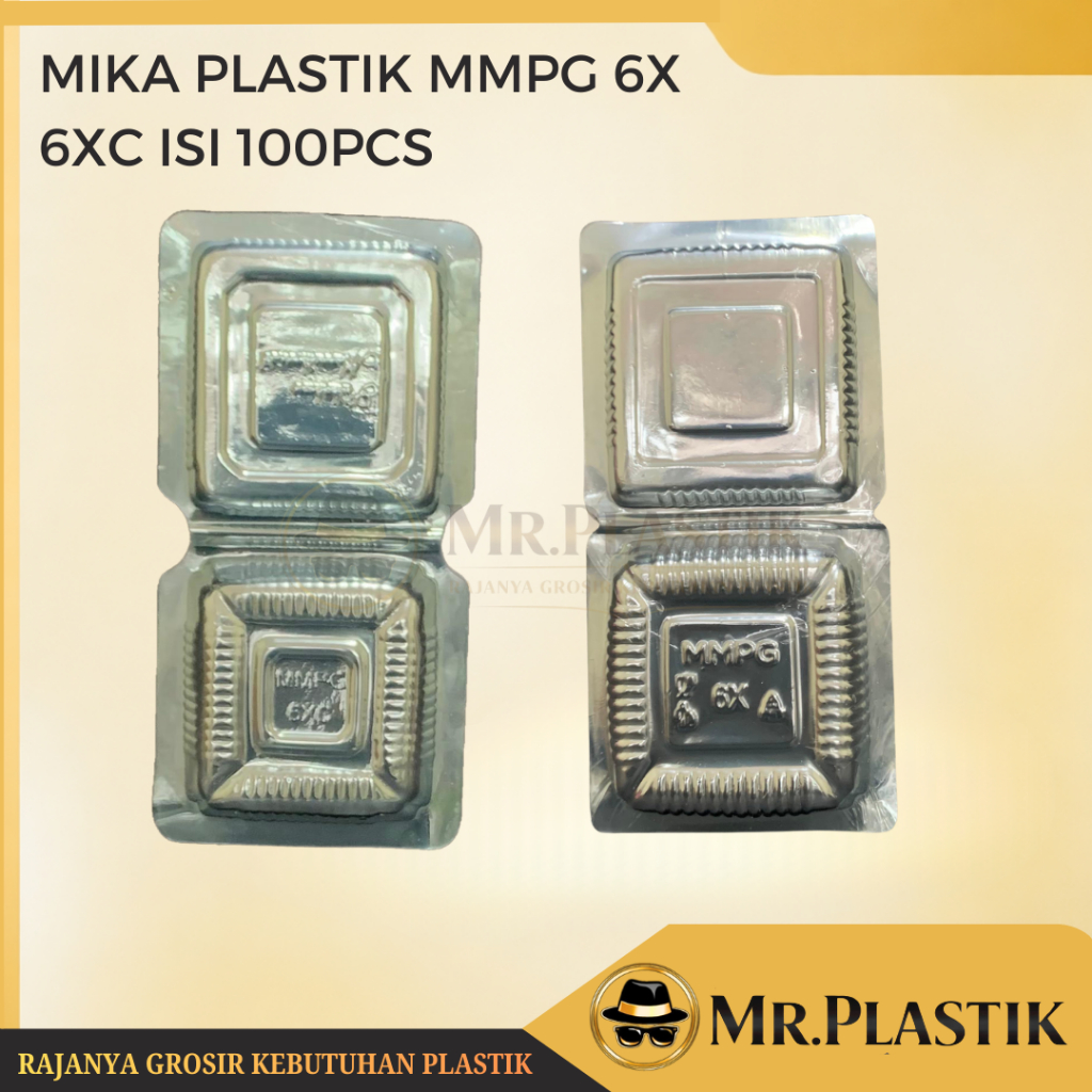 Mika Plastik MMPG 6x | 6xc | Mika Kue Makanan Uk 6X | 6XC @100pcs