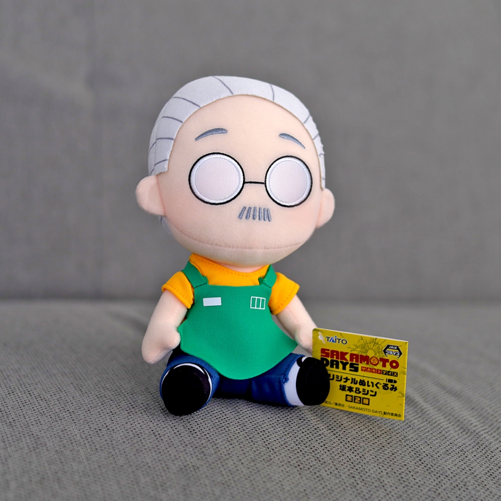 Boneka SAKAMOTO DAYS ORIGINAL TAITO Plush Doll Taro Sakamoto NEW Japan 20cm