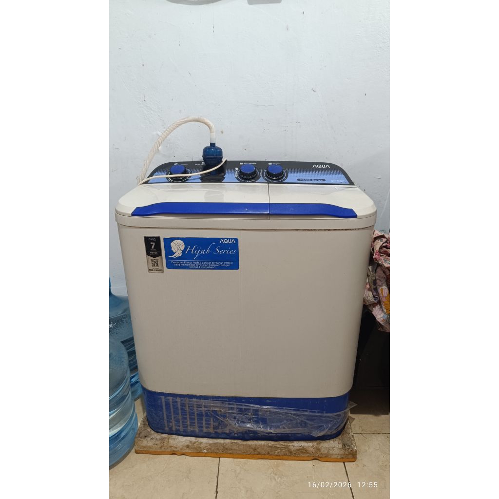 Mesin Cuci AQUA Hijab Series 8 Kg – Normal & Siap Pakai /Second