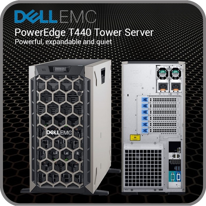 DELL Server T440 "Custom Spec 3" Intel Xeon Silver 4110 TowerSeries [ GARANSI RESMI }